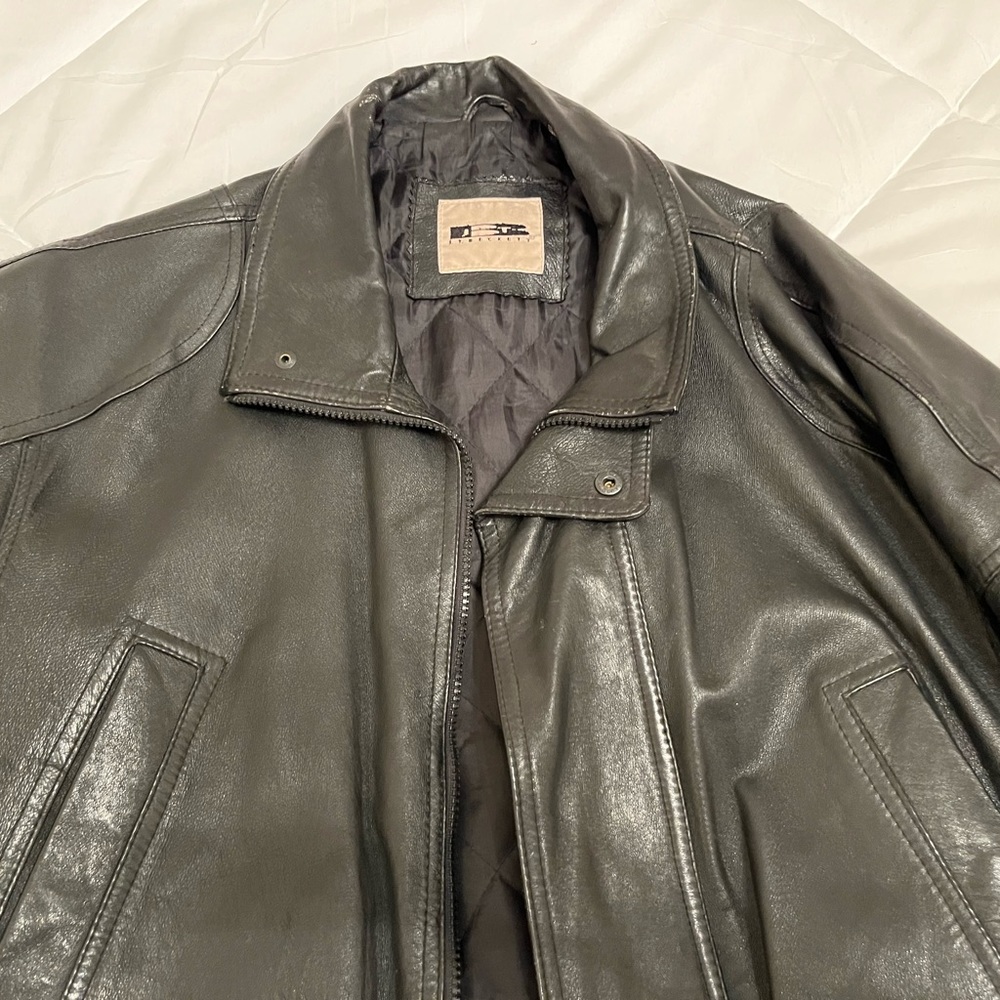 Mid length Napa Leather Jacket size Medium